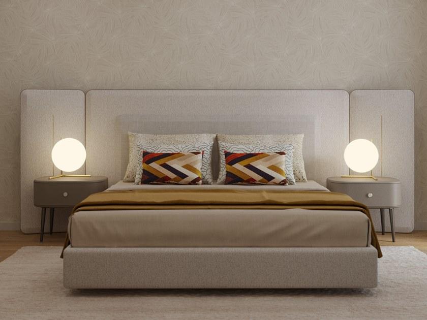 Jetclass Двуспальная кровать с мягким изголовьем  Jno101a.16, jno101a.18, jno101a.20  - Вид №3