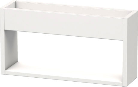 KT253702222 Полочка настенная Ketho #KT2537 500 x 135 мм Белый глянцевый декор Duravit - Вид №2