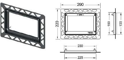 TECE Панель смыва для унитаза из хрусталя sun-id-1400123 - Вид №7