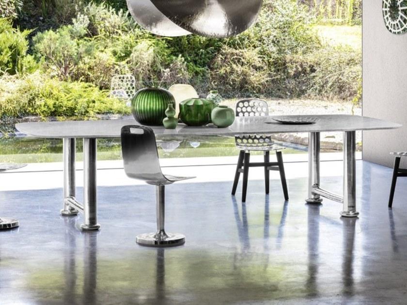 Gervasoni Прямоугольный стол из каррарского мрамора Next / spin sun-id-1391492 - Вид №1