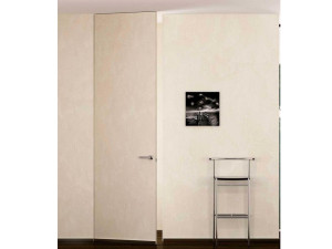 Деревянные стены заподлицо двери