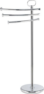 PR19(08) Stil Haus Prisma, стойка: 3 полотенцедержателя, цвет хром