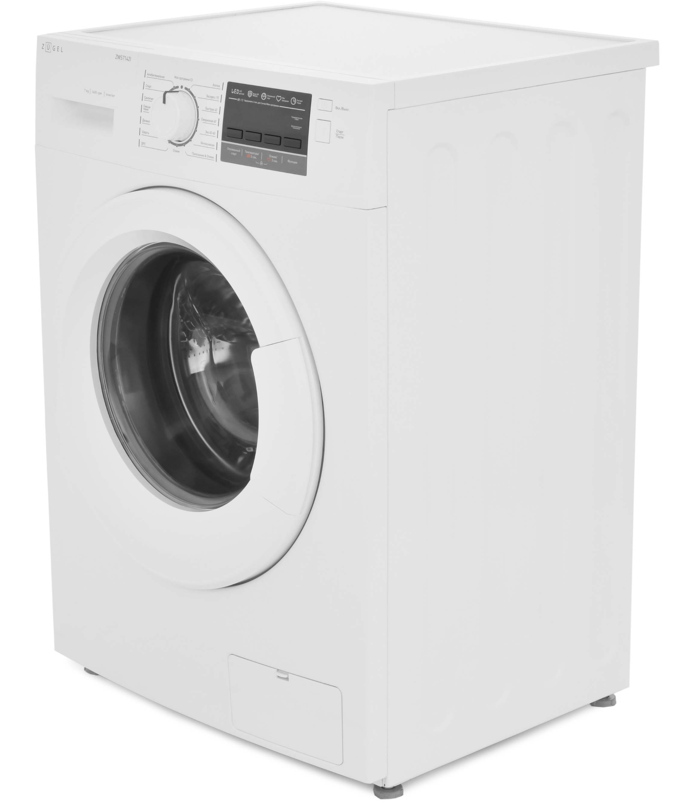 9979815 Стиральная машина ZUGEL ZWS7142I белый STDN-0114899 - Вид №1