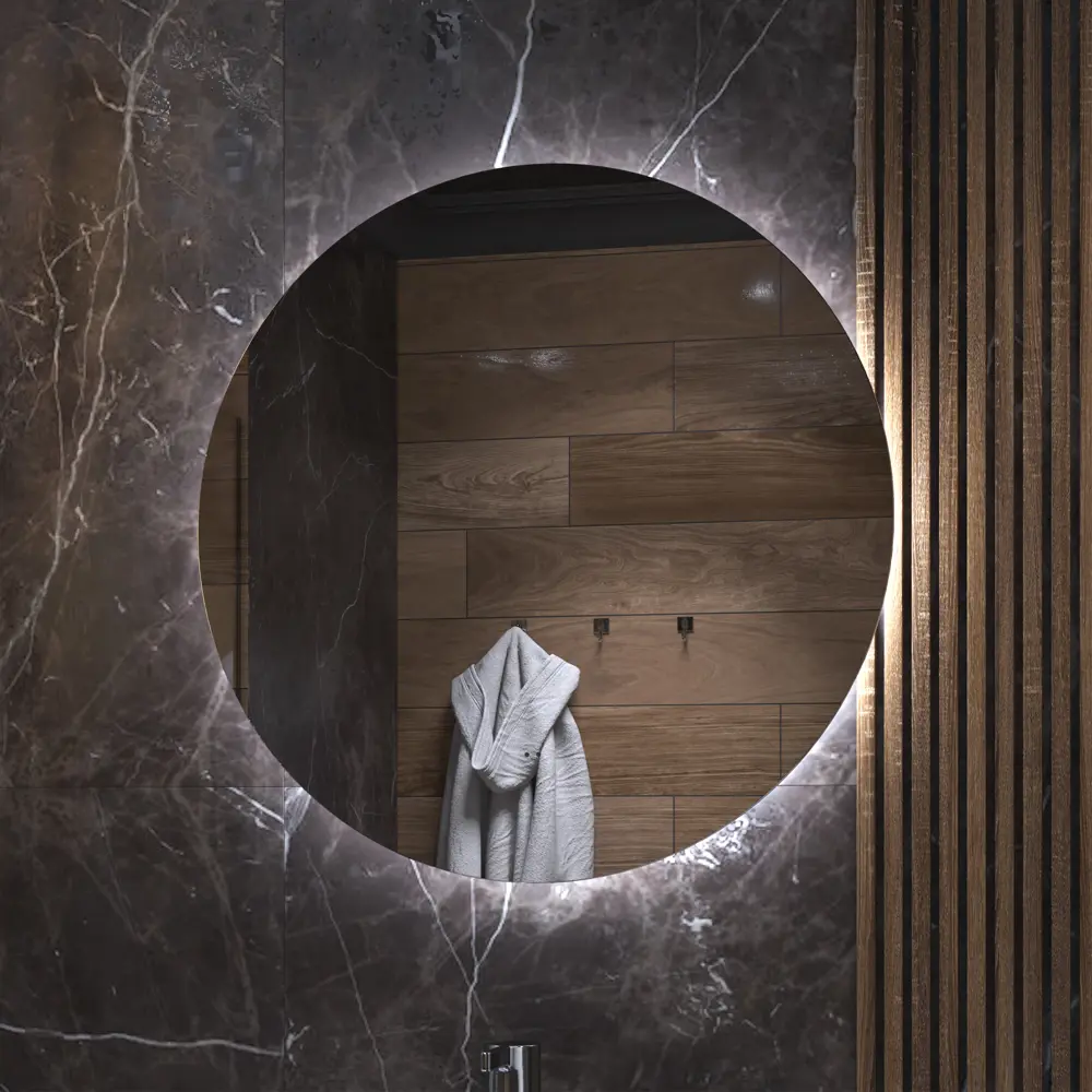 Зеркало VIGO Moss Classic LED круглое с энергосберегающей подсветкой 110 см 84005341 STLM-0046060 - Вид №6