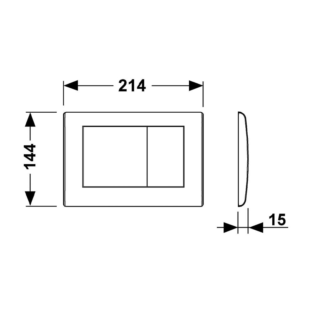 9240321 planus Tece TECEplanus - Вид №1