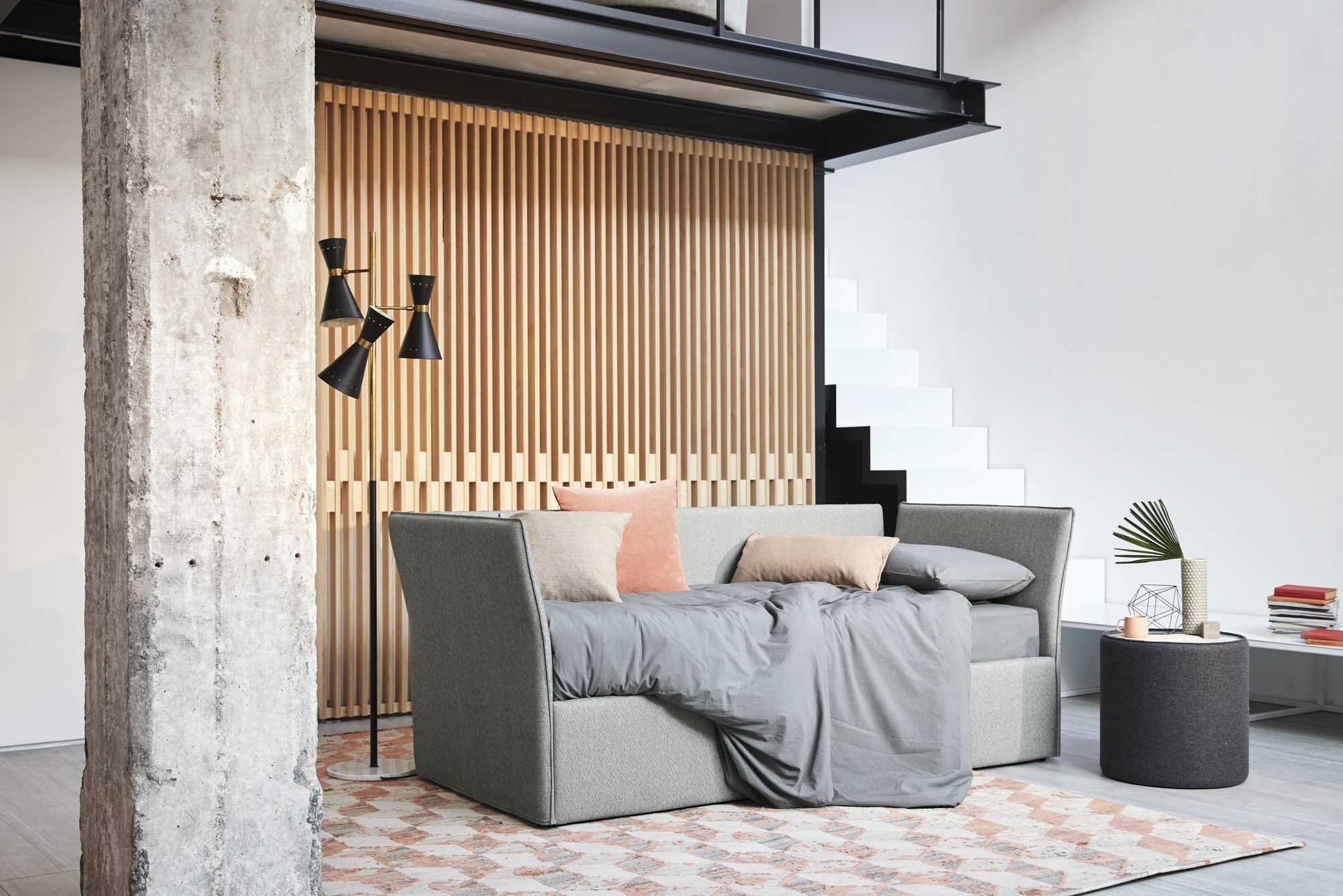 Одноместный диван-кровать из ткани Bolzan Fly ARCH-00118305 - Вид №3