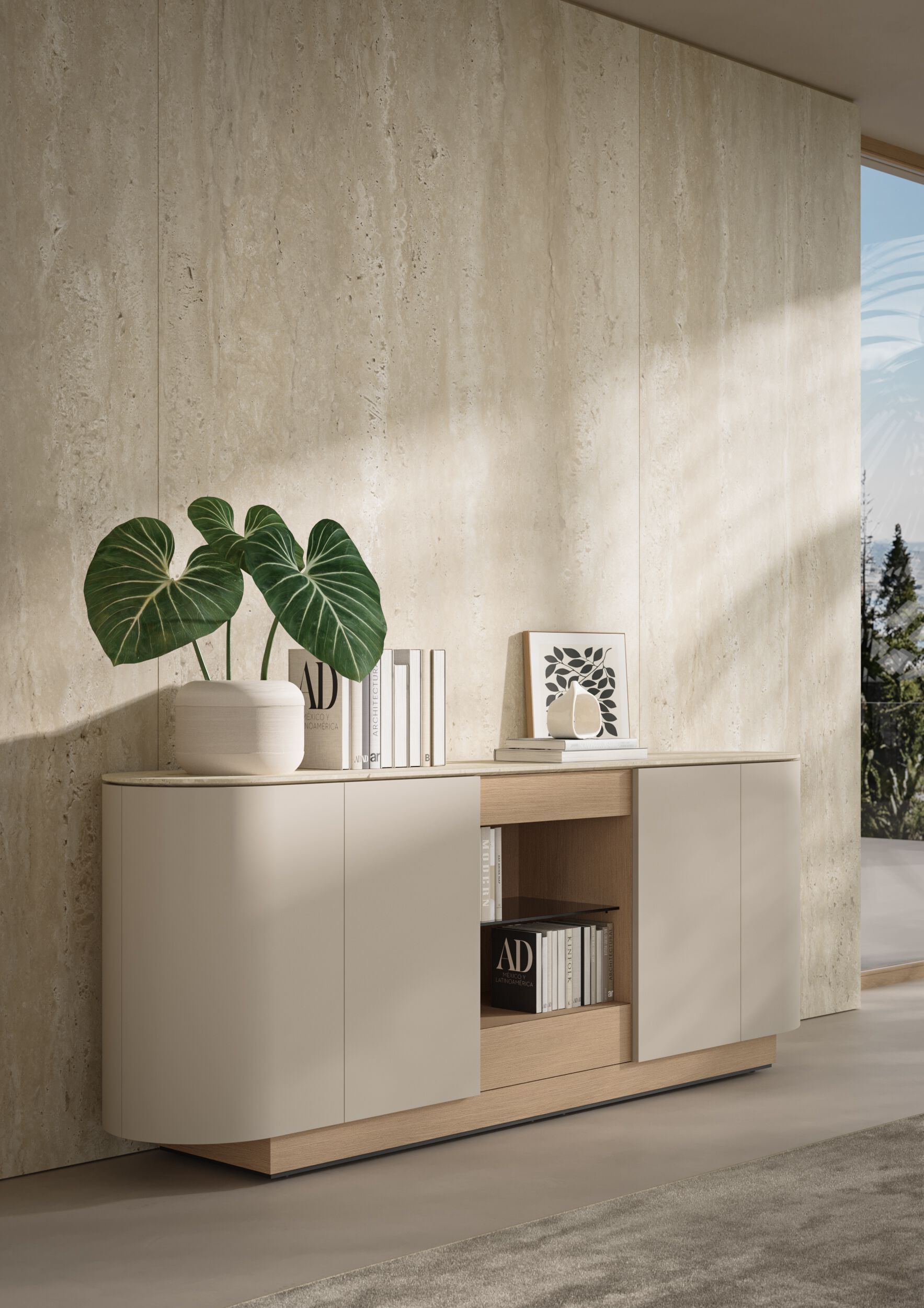 Шкаф из дуба с распашными дверями PROF Dea ARCH-00116449 - Вид №35