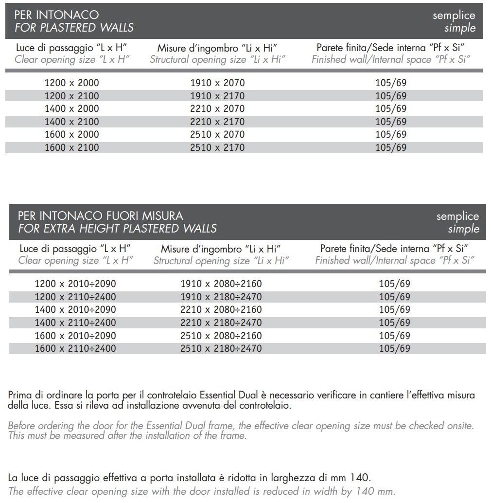 Scrigno Рама стойки для раздвижных дверей с параллельными стеклянными дверями Essential sun-id-1432400 - Вид №8