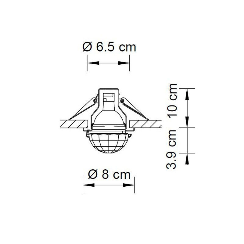 Swarovski A.8992 NR 020 010 Vega AB"Z" встраиваемый потолочный 55600 - Вид №1