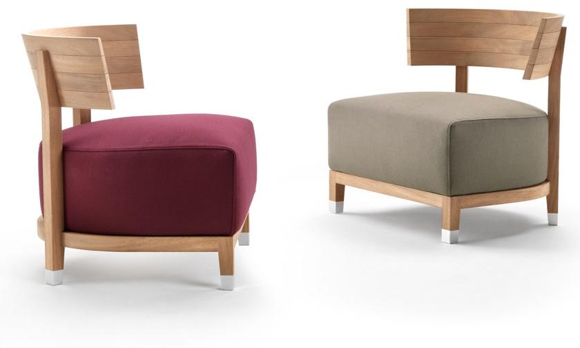 Flexform Кресло из дерева и ткани Thomas sun-id-1371322 - Вид №2