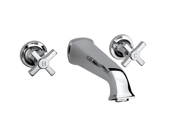 Настенный смеситель для раковины с 3 отверстиями Gaia Mobili Complements ARCH-00086677