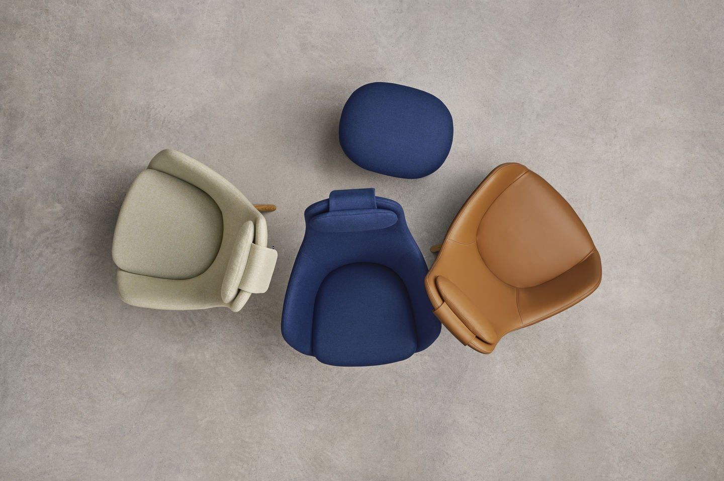 Тканевое кресло с подголовником VITRA HAL Lounge ARCH-00081015 - Вид №10