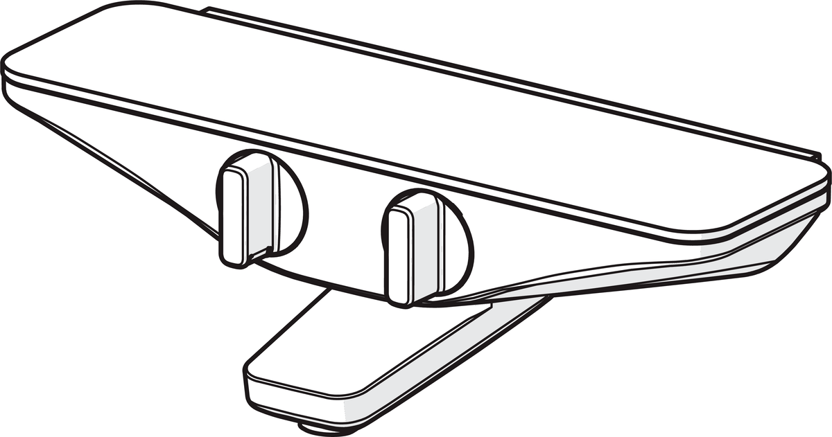 Oras 7540-11 Cмеситель для ванны и душа 7540-11 Esteta Хром/Белый  - Вид №2