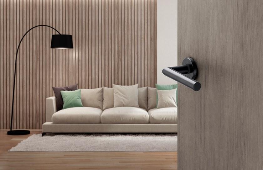 HOPPE Ручка из нержавеющей стали на розетке с накладкой Amsterdam sun-id-1456102 - Вид №2