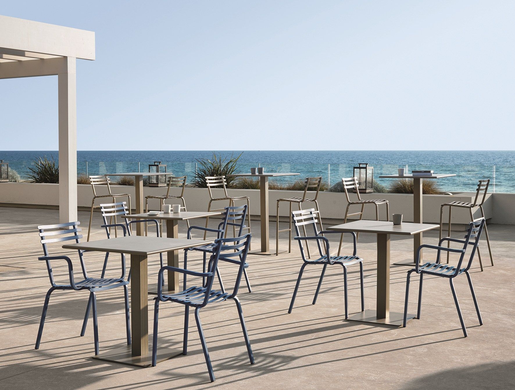 Железный штабелируемый садовый стул Ethimo ARCH-00144820 - Вид №3