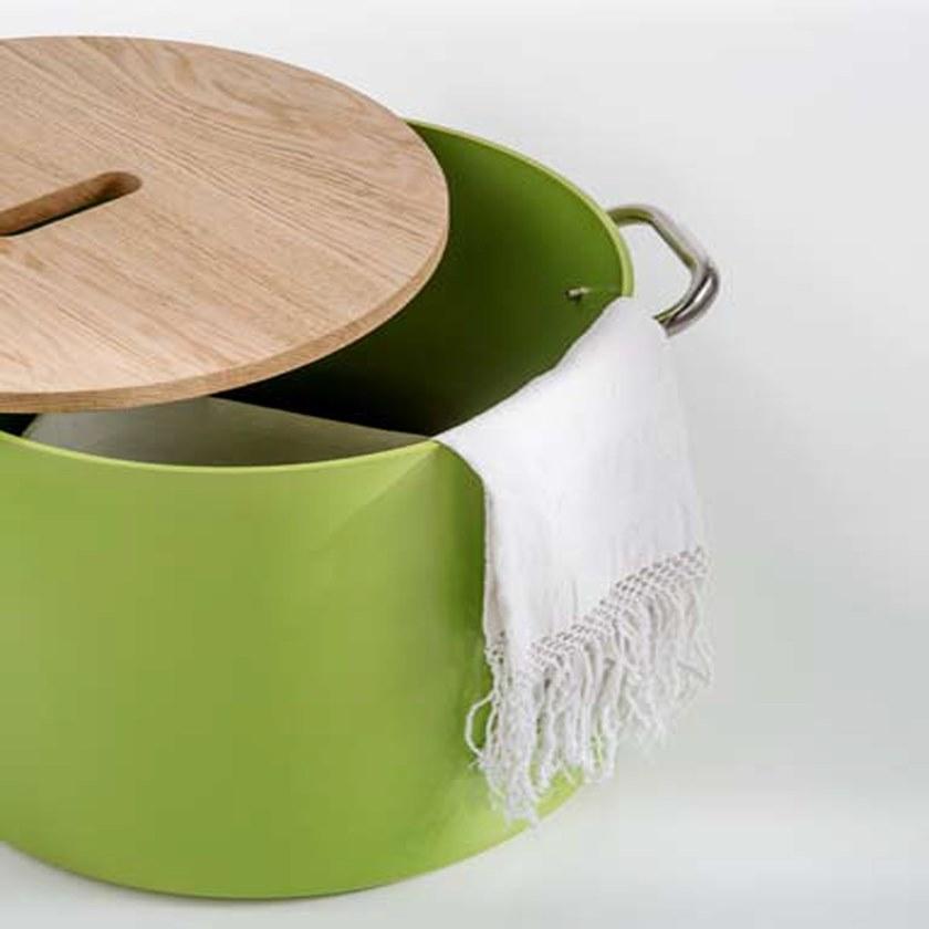 Rapsel Корзина для белья из алюминия и дерева Chef sun-id-1409781 - Вид №2