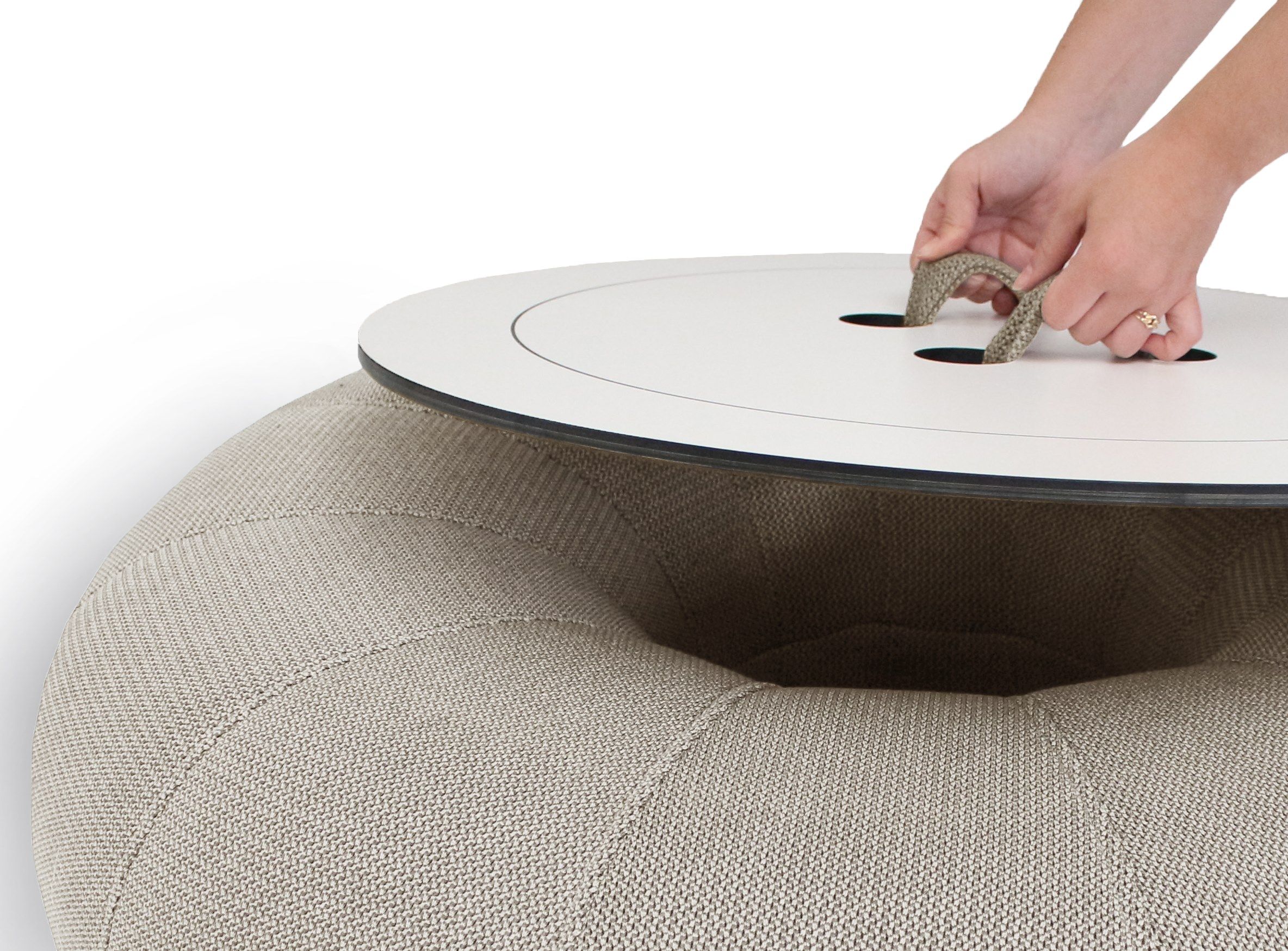 Круглый низкий садовый столик OGO Don Out ARCH-00095584 - Вид №21