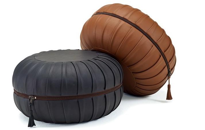 Freifrau Мягкий пуф со съемным кожаным чехлом sun-id-1443058 - Вид №2