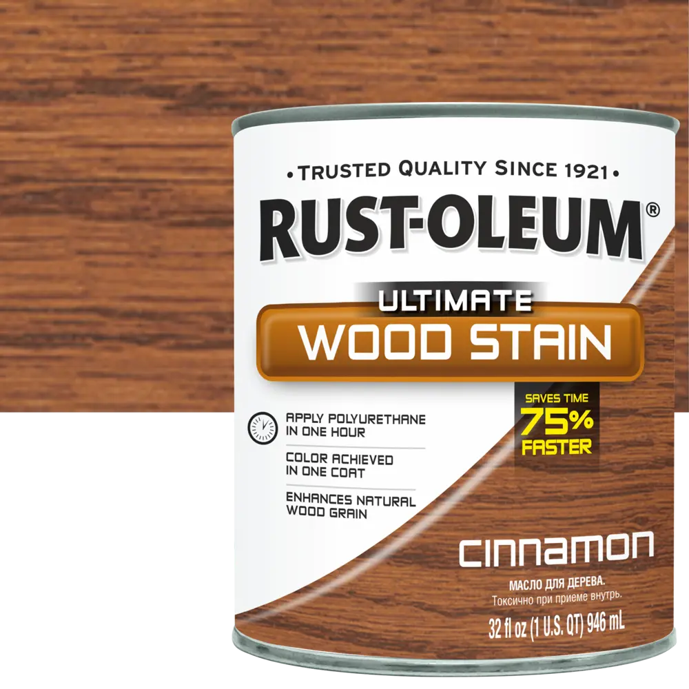 Масло тонирующее Ultimate цвет корица 0.946 л 82482325 STLM-2001219 RUST-OLEUM 