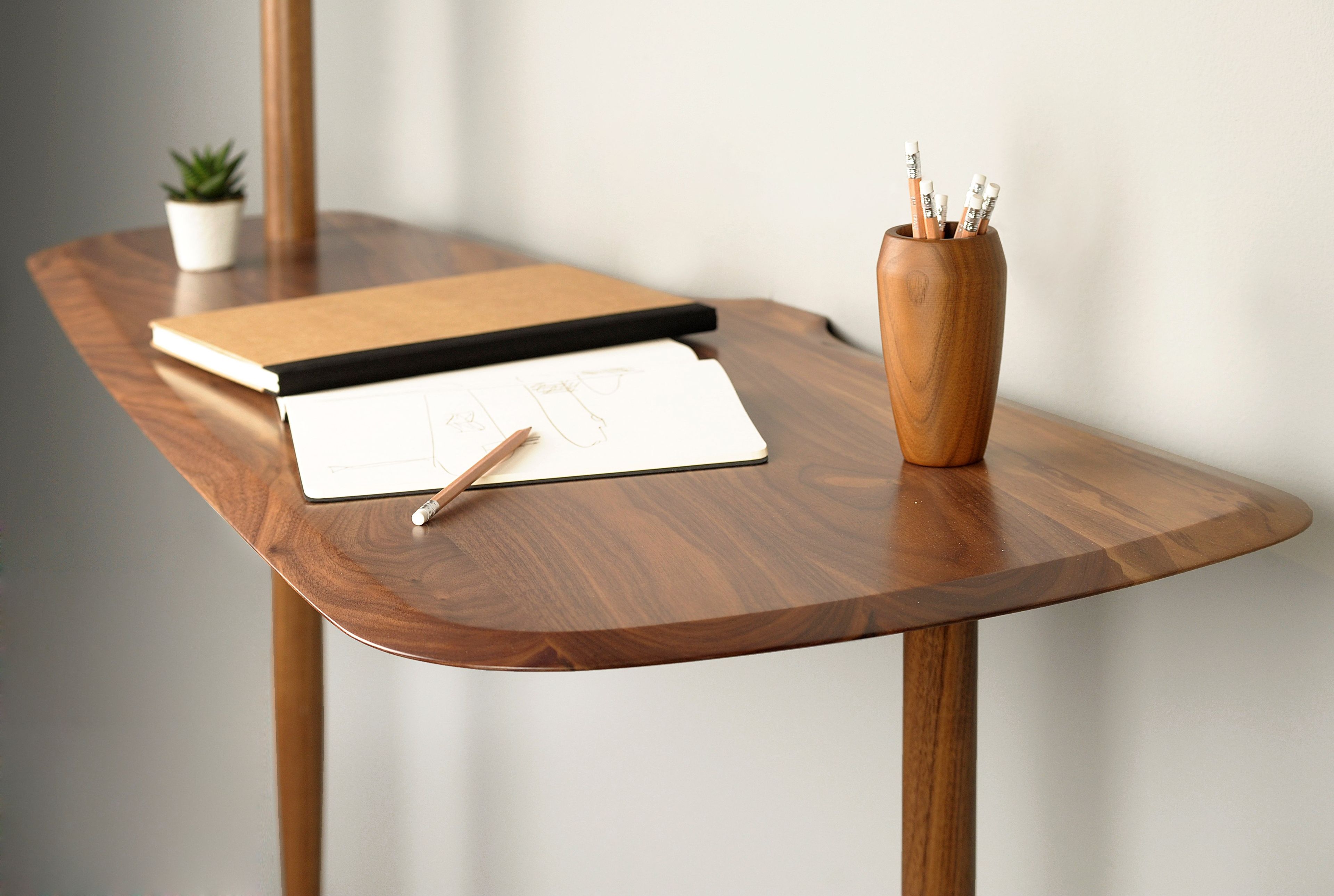 Письменный стол из грецкого ореха NOMON уникальная ARCH-00145508 - Вид №2