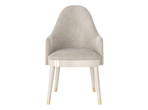 Бархатный стул с подлокотниками