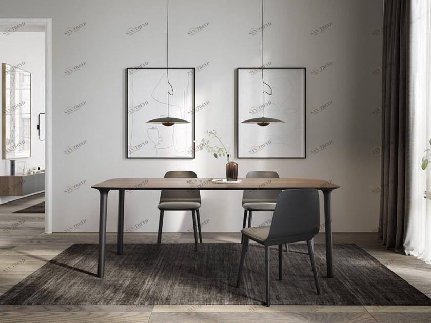 TREKU Прямоугольный деревянный стол Roll sun-id-1372689