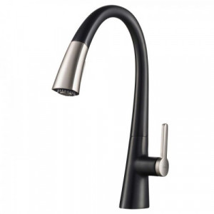 Кухонные смесители Nolen KPF-1673SFSMB латунь krausru