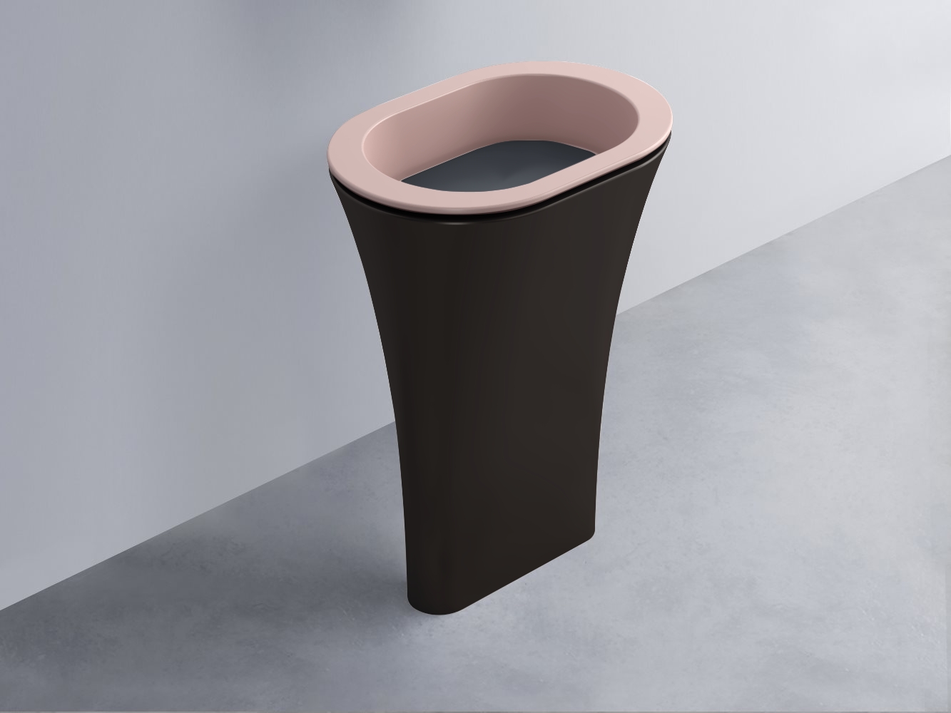 AMLA65-CP+AMPILO-BA+AMCOLO-LV Раковина Amedeo Ovale отдельностоящая cielo Enjoy + Amedeo Ceramica Cielo