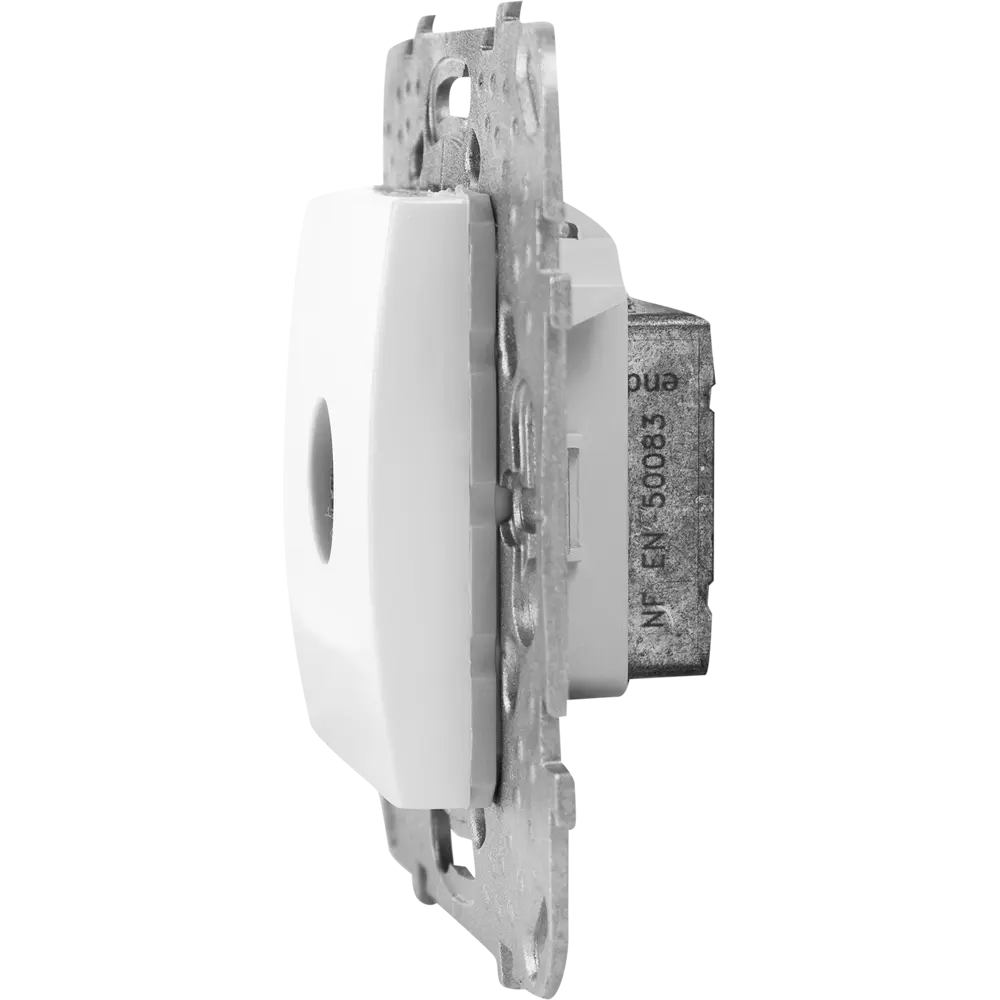 ТВ-розетка одиночная встраиваемая Systeme Electric Unica шлейф, цвет белый STLM-2026062 - Вид №6