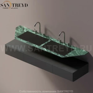 AELLN0AA21618VD Подвесная раковина настенная прямоугольная Agape Ell