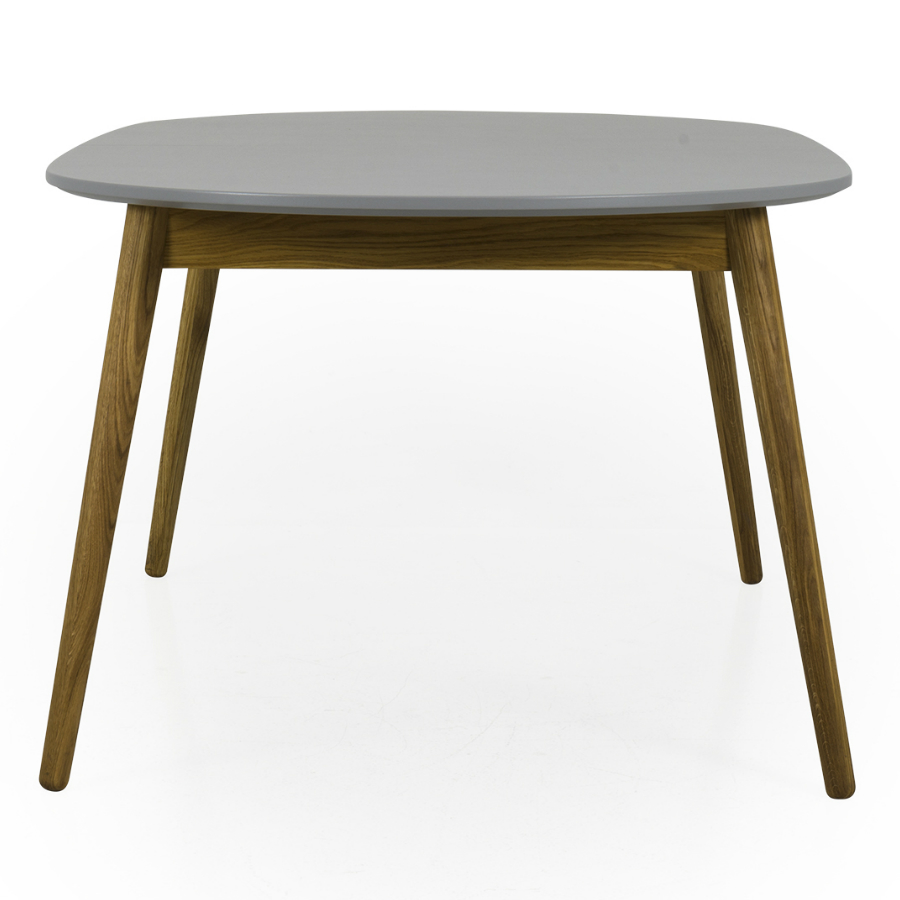 Стол овальный, раздвижной, Tenzo Dot, дуб, 75х180/230х105 см, серый 1686012 - Вид №3