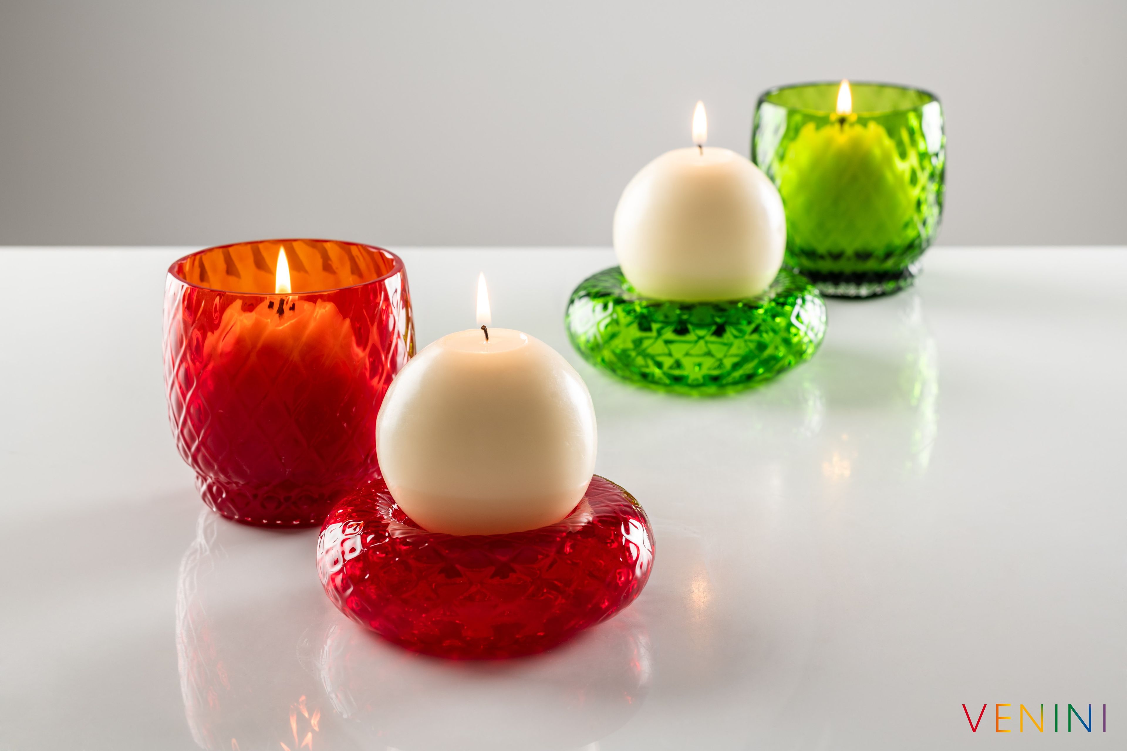 Выдувное стекло подсвечник VENINI FAVILLE ARCH-00100961 - Вид №3