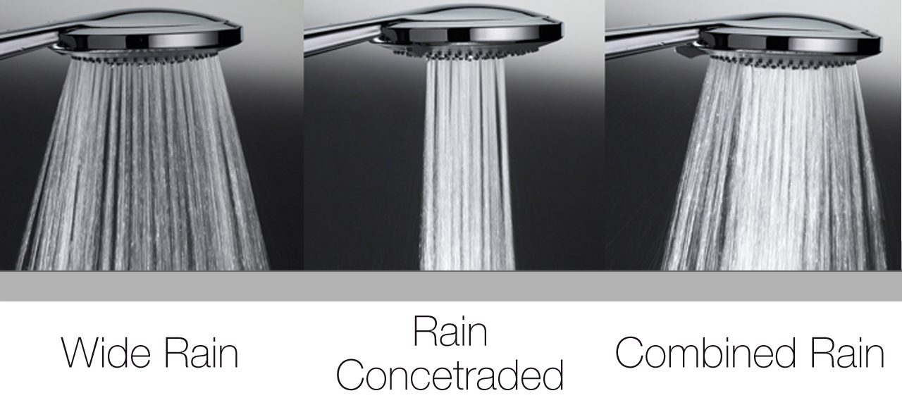 B01169 Душевая лейка MIXA/3 Ø 110 mm BOSSINI  - Вид №1