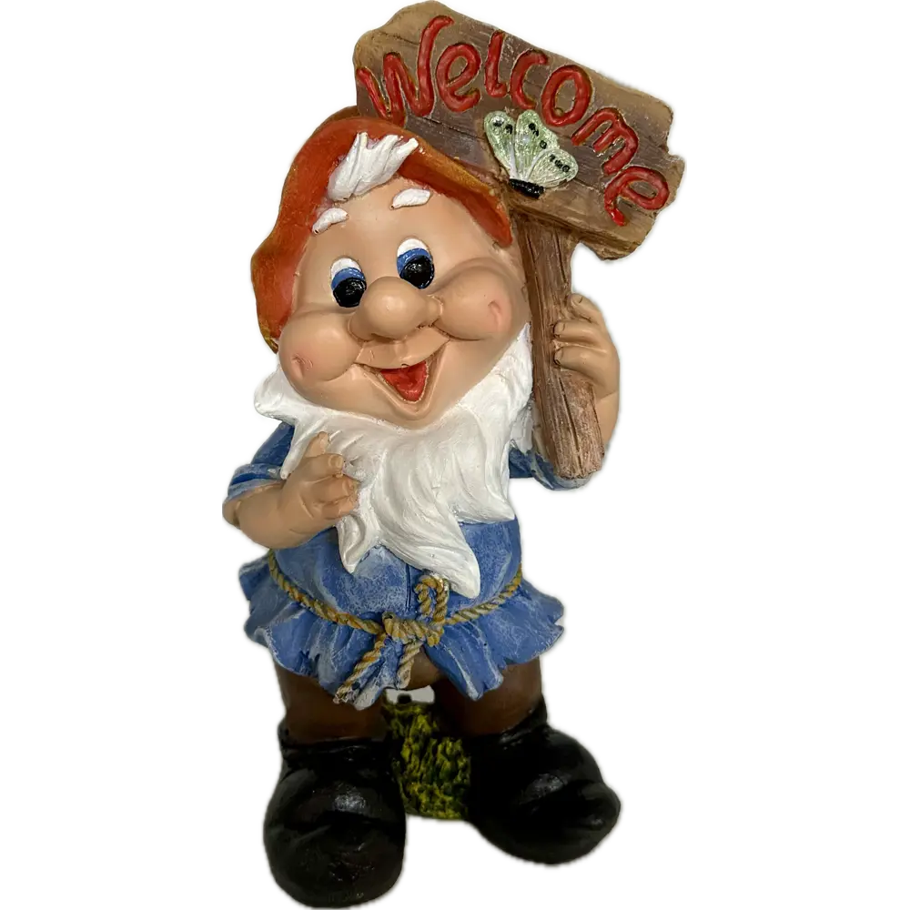 Santreyd Садовый гном с каменной табличкой - винтажный декор для сада и интерьера 89341432 STLM-0958091