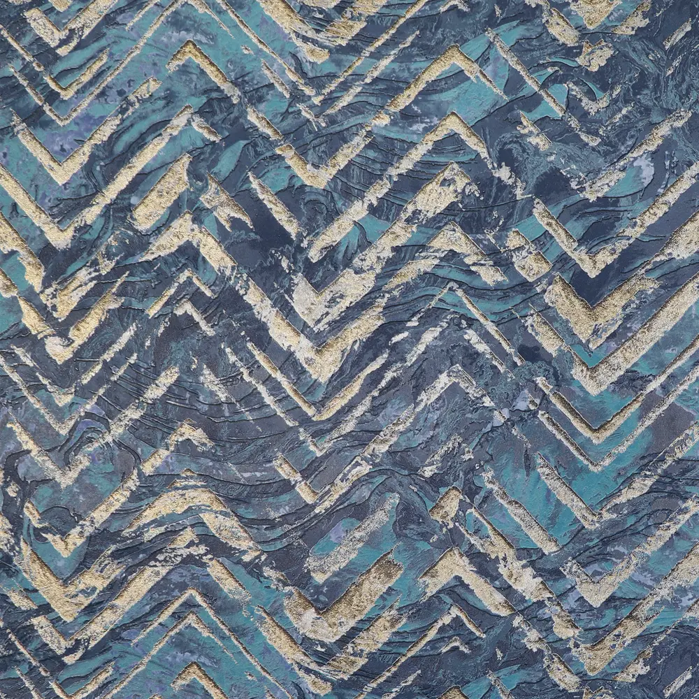 ELYSIUM Тиамат - синие флизелиновые обои с абстрактным рисунком 89402934 STLM-1566560 - Вид №1