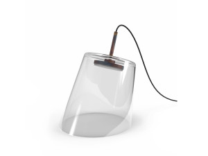 Стеклянный светодиодный торшер