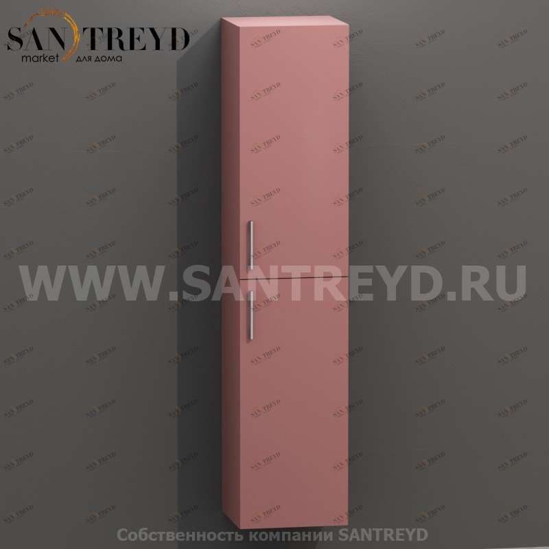 MDC143 Высокий шкаф с двумя створками 160 см розовый Globo 4ALL Италия Ceramica Globo