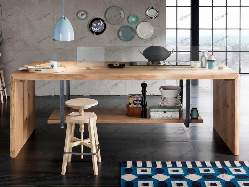 AltaCorte Отдельностоящий кухонный модуль из дуба Ecolab 2 Lb-zc6514+lb-zc6524