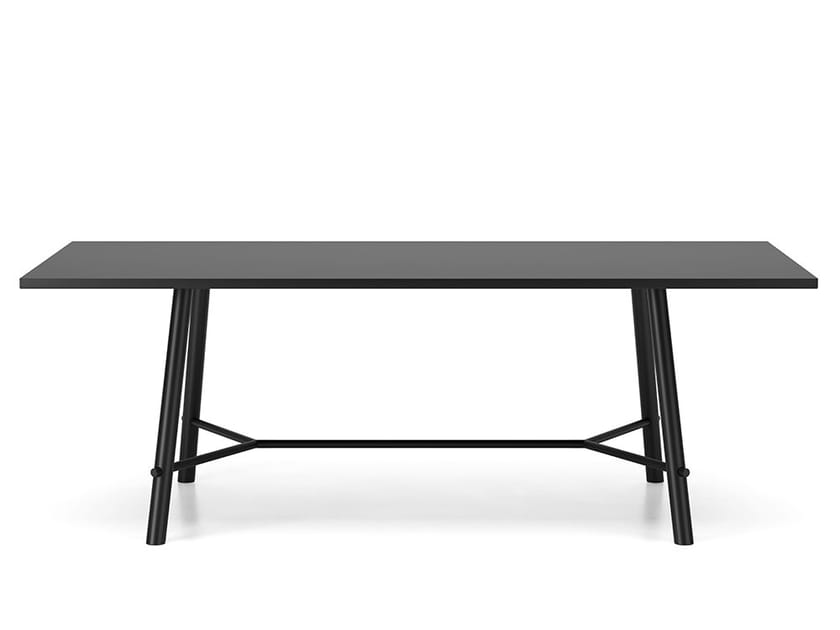 Прямоугольный стол с столешницей из Fenix-NTM® Infiniti Record Living ARCH-00084323