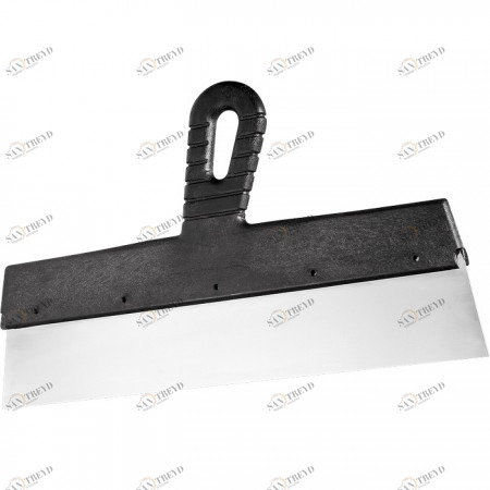 Шпатель фасадный из нержавеющей стали 350мм с пластмассовой ручкой СИБРТЕХ 12320