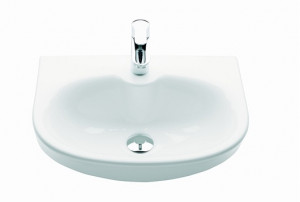 1216201101 Подвесная раковина настенная прямоугольная IDO Glow