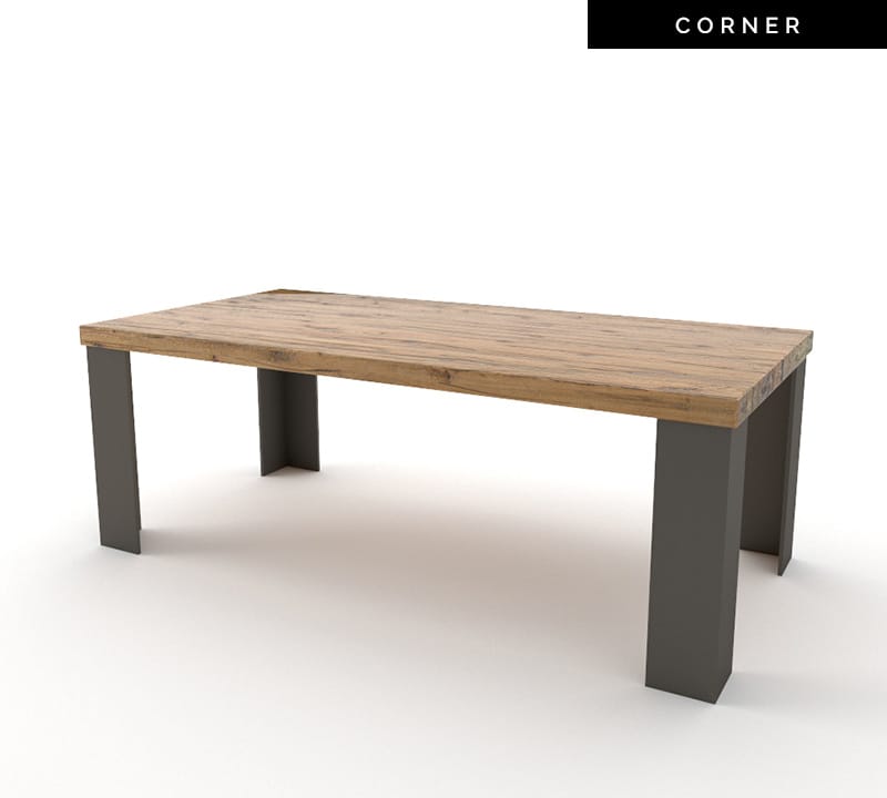 Прямоугольный журнальный столик из массива дерева Devina Nais ARCH-00094751 - Вид №4