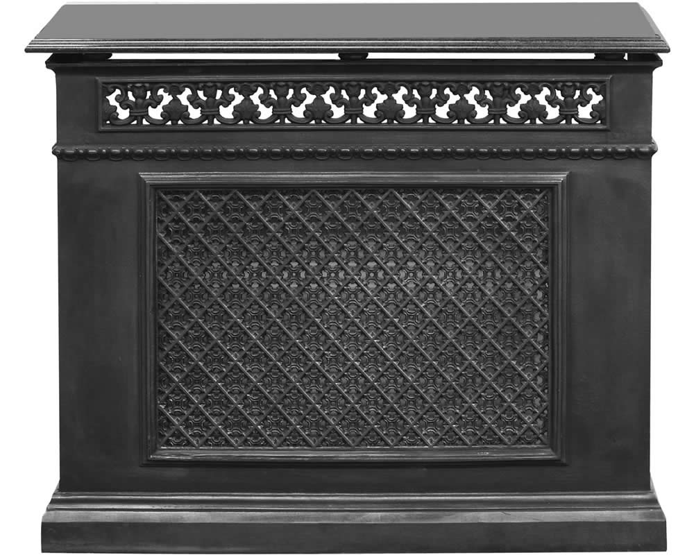 RX198 1 Панельная крышка радиатора - черная Сarronheating 