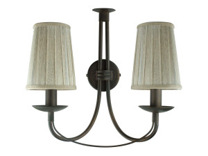 Металлический настенный светильник