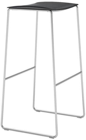 Andreu World Барный стул на санках Lineal Bq0592 - Вид №1