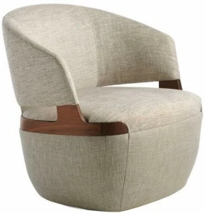 Potocco Вращающееся кресло из ткани Velis 942/plag