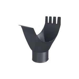 Воронка выпускная Ø90 мм темно-серая