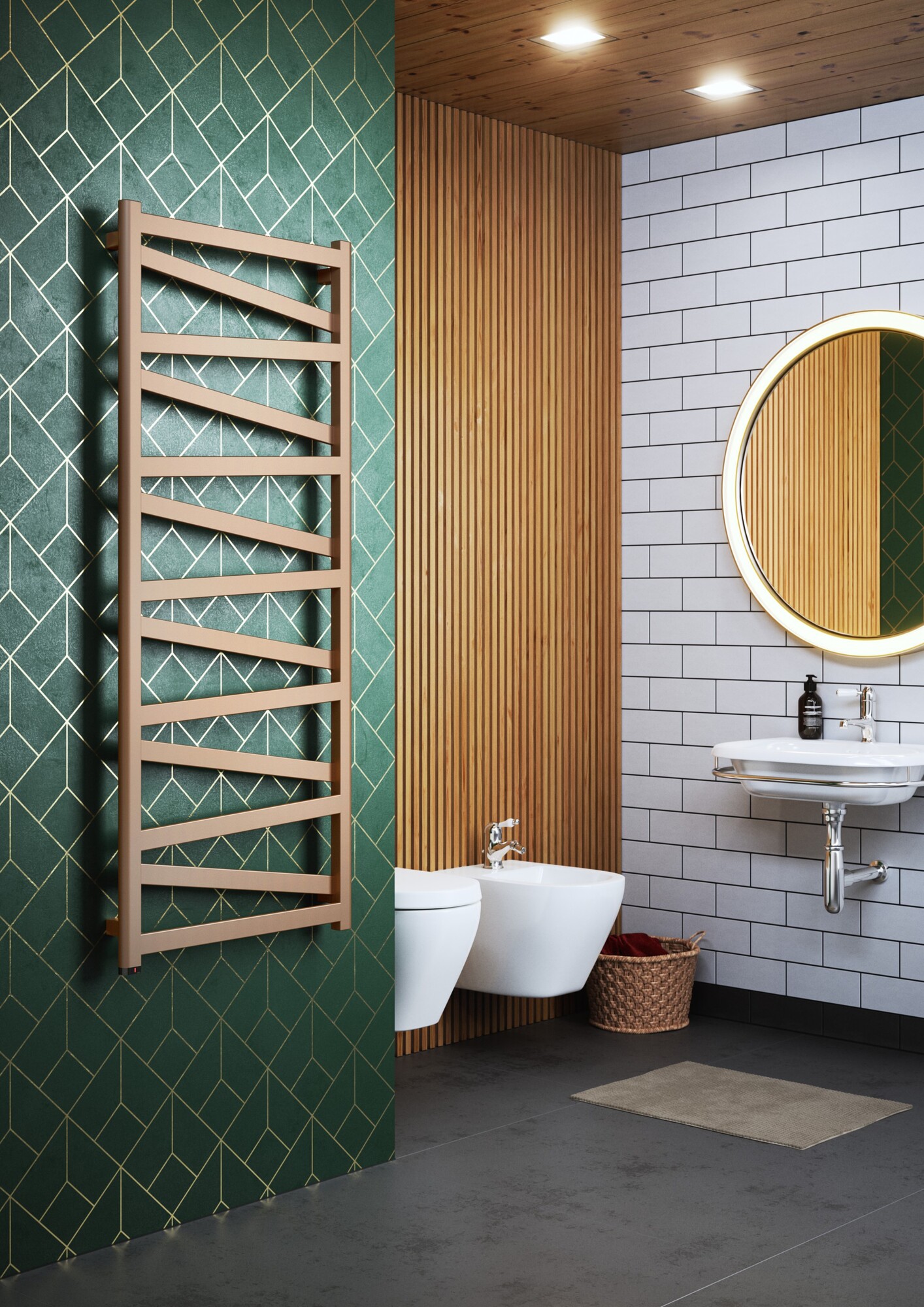 Полотенцесушители WZVPN075040 Vipera One Terma 1.97  - Вид №2