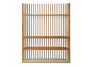 Деревянный книжный шкаф