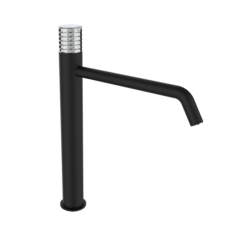 75511752 PREMIUM Черный XXL Умывальник смеситель Черный-Хром GRB MIXERS 